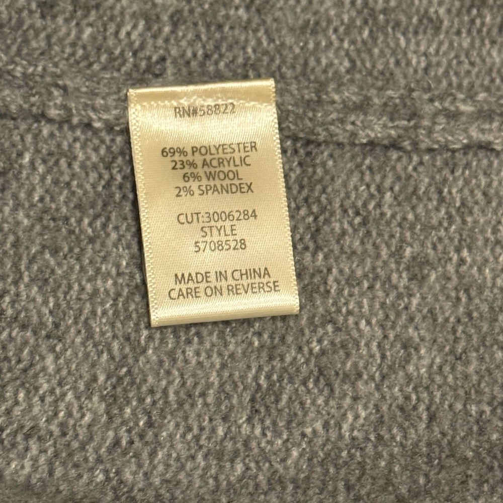 Max Studio Charcoal Cardigan Sweater - Picture 5 of 6